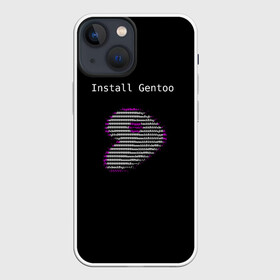 Чехол для iPhone 13 mini с принтом Install Gentoo в Петрозаводске,  |  | distro | gentoo | linux | programmer | генту | дистибутив | линух | программистам