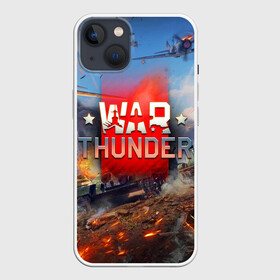 Чехол для iPhone 13 с принтом WAR THUNDER   ВАР ТАНДЕР в Петрозаводске,  |  | game | war thunder | warthunder | world of tanks | wot | вар тандер | война | вот | игры | корабли | мир танков. | онлайн игра | самолеты | танки