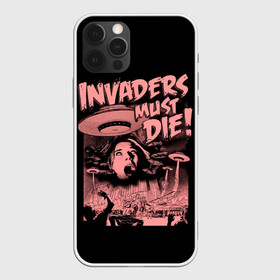 Чехол для iPhone 12 Pro Max с принтом Invaders must die в Петрозаводске, Силикон |  | alternative | dj | electo | music | prodigy | альтернатива | музыка | продиджи | продижи | электроника