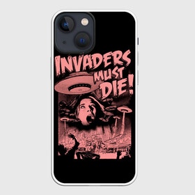 Чехол для iPhone 13 mini с принтом Invaders must die в Петрозаводске,  |  | alternative | dj | electo | music | prodigy | альтернатива | музыка | продиджи | продижи | электроника