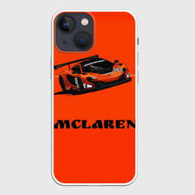 Чехол для iPhone 13 mini с принтом mclaren в Петрозаводске,  |  | car | mclaren | макларен | машина