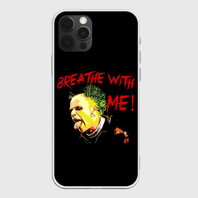 Чехол для iPhone 12 Pro Max с принтом Breathe whith me в Петрозаводске, Силикон |  | alternative | dj | electo | music | prodigy | альтернатива | музыка | продиджи | продижи | электроника