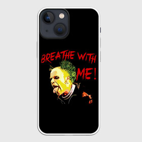 Чехол для iPhone 13 mini с принтом Breathe whith me в Петрозаводске,  |  | alternative | dj | electo | music | prodigy | альтернатива | музыка | продиджи | продижи | электроника