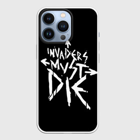 Чехол для iPhone 13 Pro с принтом Invaders must die в Петрозаводске,  |  | alternative | dj | electo | music | prodigy | альтернатива | музыка | продиджи | продижи | электроника