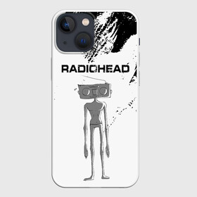 Чехол для iPhone 13 mini с принтом Radiohead | Радиохед (Z) в Петрозаводске,  |  | radiohead | thomas edward yorke | альтернативный рок | арт рок | джонни гринвуд | инди рок | колин гринвуд | том йорк | фил селуэй | эд о’брайен | экспериментальный рок | электронная музыка