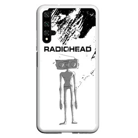 Чехол для Honor 20 с принтом Radiohead | Радиохед (Z) в Петрозаводске, Силикон | Область печати: задняя сторона чехла, без боковых панелей | radiohead | thomas edward yorke | альтернативный рок | арт рок | джонни гринвуд | инди рок | колин гринвуд | том йорк | фил селуэй | эд о’брайен | экспериментальный рок | электронная музыка