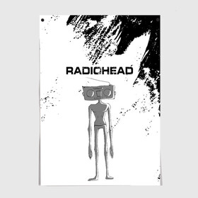 Постер с принтом Radiohead | Радиохед (Z) в Петрозаводске, 100% бумага
 | бумага, плотность 150 мг. Матовая, но за счет высокого коэффициента гладкости имеет небольшой блеск и дает на свету блики, но в отличии от глянцевой бумаги не покрыта лаком | radiohead | thomas edward yorke | альтернативный рок | арт рок | джонни гринвуд | инди рок | колин гринвуд | том йорк | фил селуэй | эд о’брайен | экспериментальный рок | электронная музыка