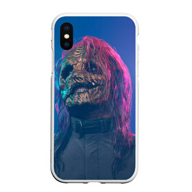 Чехол для iPhone XS Max матовый с принтом Corey Taylor в Петрозаводске, Силикон | Область печати: задняя сторона чехла, без боковых панелей | alternative | metall | music | rock | slipknot | slipnot | альтернатива | кори тейлор | металл | музыка | рок | слипкнот | слипнот