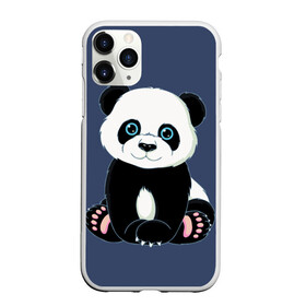 Чехол для iPhone 11 Pro матовый с принтом Милая Панда (Sweet Panda) в Петрозаводске, Силикон |  | animals | beast | panda | глаза | детям | животные | звери | лапки | милые | мульт | панда | растения | цветы | эвкалипт