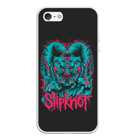 Чехол для iPhone 5/5S матовый с принтом Slipknot Monster в Петрозаводске, Силикон | Область печати: задняя сторона чехла, без боковых панелей | Тематика изображения на принте: alternative | metall | music | rock | slipknot | slipnot | альтернатива | металл | музыка | рок | слипкнот | слипнот