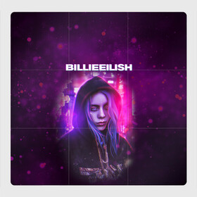 Магнитный плакат 3Х3 с принтом BILLIE EILISH | GLITCH (Z) в Петрозаводске, Полимерный материал с магнитным слоем | 9 деталей размером 9*9 см | be | billie | billie eilish | blohsh | ghoul | glitch | айлиш | билли | билли айлиш | бэрд | глитч | пайрат | пайрат бэрд