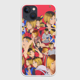 Чехол для iPhone 13 с принтом Kozume Kenma Pattern Color в Петрозаводске,  |  | anime | haikyu | kozume kenma | аниме | волейбол | кенма | кенма козуме | клуб | козуме | козуме кенма | манга | некома | разыгрывающий | сеттер | хайкю