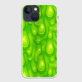 Чехол для iPhone 13 mini с принтом СЛИЗЬ   SLIME   ТЕКСТУРА в Петрозаводске,  |  | pattern | slime | желе | жидкость | зеленый | мерзко. | слизь | сопли | текстура | узор