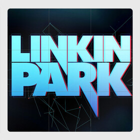 Магнитный плакат 3Х3 с принтом Linkin Park в Петрозаводске, Полимерный материал с магнитным слоем | 9 деталей размером 9*9 см | alternative | linkin park | metall | music | rock | альтернатива | линкин парк | металл | музыка | рок