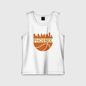 Детская майка хлопок с принтом Phoenix в Петрозаводске,  |  | basketball | mvp | nba | phoenix | sport | streetball | suns | аризона | баскетбол | игра | крис пол | мяч | нба | санс | спорт | стритбол | тренер | финикс | чемпион