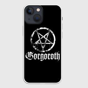 Чехол для iPhone 13 mini с принтом Gorgoroth в Петрозаводске,  |  | blackmetal | gorgoroth | metal | rock | блэк метал | горгоротх | группы | рок | роцк