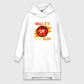 Платье-худи хлопок с принтом Valley Of The Sun в Петрозаводске,  |  | basketball | mvp | nba | phoenix | sport | streetball | suns | аризона | баскетбол | игра | крис пол | мяч | нба | санс | спорт | стритбол | тренер | финикс | чемпион