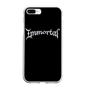 Чехол для iPhone 7Plus/8 Plus матовый с принтом Immortal в Петрозаводске, Силикон | Область печати: задняя сторона чехла, без боковых панелей | black metal | immortal | rock | иммортал | метал | рок