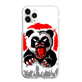 Чехол для iPhone 11 Pro матовый с принтом Злая Кровавая Панда в Петрозаводске, Силикон |  | animal | beast | blood | fire | monster | panda | животные | звери | зубы | кровь | монстр | огонь | панда | хищник