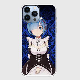 Чехол для iPhone 13 Pro Max с принтом RemRam в Петрозаводске,  |  | Тематика изображения на принте: anime | ram | re | re zero | rem | аниме | жизнь с нуля | рам | ре зеро | рем