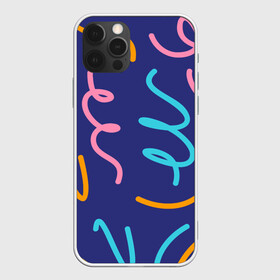 Чехол для iPhone 12 Pro Max с принтом Одноцветная ячейка в Петрозаводске, Силикон |  | крем | радостный праздник | спагетти | хлопок | цветная бумага