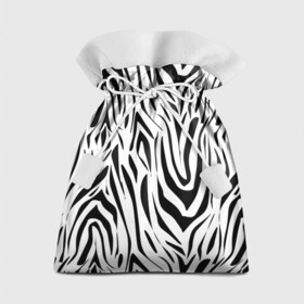 Подарочный 3D мешок с принтом Черно-белая зебра в Петрозаводске, 100% полиэстер | Размер: 29*39 см | зебра | модный | молодежный | популярный | современный | тигровый | тренд | черно белый