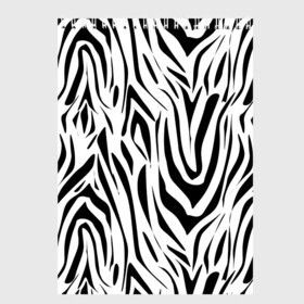Скетчбук с принтом Черно-белая зебра в Петрозаводске, 100% бумага
 | 48 листов, плотность листов — 100 г/м2, плотность картонной обложки — 250 г/м2. Листы скреплены сверху удобной пружинной спиралью | Тематика изображения на принте: зебра | модный | молодежный | популярный | современный | тигровый | тренд | черно белый