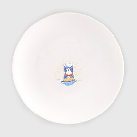 Тарелка с принтом Котик-повар в Петрозаводске, фарфор | диаметр - 210 мм
диаметр для нанесения принта - 120 мм | Тематика изображения на принте: арт | кот | котик | кошка | макароны | паста | повар | рисунок | спагетти