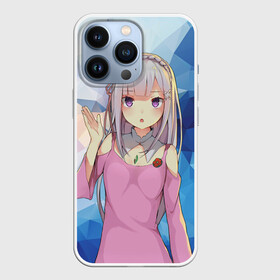 Чехол для iPhone 13 Pro с принтом EmiliaRem в Петрозаводске,  |  | anime | emilia | re | re zero | rem | аниме | жизнь с нуля | ре зеро | рем | эмилия