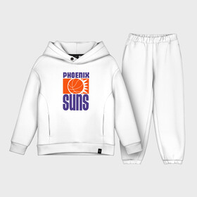 Детский костюм хлопок Oversize с принтом Phoenix Suns в Петрозаводске,  |  | Тематика изображения на принте: basketball | mvp | nba | phoenix | sport | streetball | suns | аризона | баскетбол | игра | крис пол | мяч | нба | санс | спорт | стритбол | тренер | финикс | чемпион