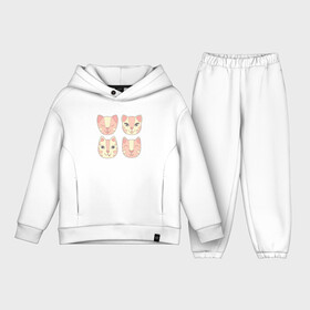 Детский костюм хлопок Oversize с принтом Мяу Мяу в Петрозаводске,  |  | animal | cat | cute | kitty | meow | друг | животные | киска | кися | китти | кот | котенок | котик | котэ | кошечка | кошка | мур | мяу | питомец