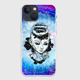Чехол для iPhone 13 mini с принтом ГОСПОЖА ГАЛАКТИКА | SPACE GIRL (Z) в Петрозаводске,  |  | colors | galaxy | girl | paints | space | абстракция | большой взрыв | вселенная | галактика | госпожа | девушка | женщина | звезда | звезды | космический | краски