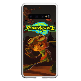 Чехол для Samsung Galaxy S10 с принтом PsychoNauts 2 Распутин в Петрозаводске, Силикон | Область печати: задняя сторона чехла, без боковых панелей | Тематика изображения на принте: aquato | games | logo | nextgen | pc | playstation 5 | ps 5 | psychonauts | raz | xbox | игры | иксбокс | лого | некстген | пк | пллейстейшен 5 | пс 5 | психонавты 2 | рас