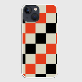 Чехол для iPhone 13 mini с принтом Образец шахматной доски в Петрозаводске,  |  | блоки | вектор | геометрический | графический | модульный | символ | узор | шахматная доска