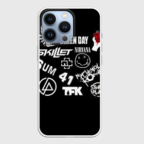 Чехол для iPhone 13 Pro с принтом Rock в Петрозаводске,  |  | green day | linkin park | my chemical romance | nirvana | rammstein | simple plan | skillet | sum 41 | thousand foot krutch