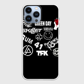 Чехол для iPhone 13 Pro Max с принтом Rock в Петрозаводске,  |  | green day | linkin park | my chemical romance | nirvana | rammstein | simple plan | skillet | sum 41 | thousand foot krutch