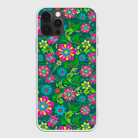 Чехол для iPhone 12 Pro Max с принтом Поле разноцветных цветков в Петрозаводске, Силикон |  | красивые цветы | мозаика | мозаика из цветов | природа | узоры | узоры из цветов | цветочки | цветочная | цветы | цветы арт