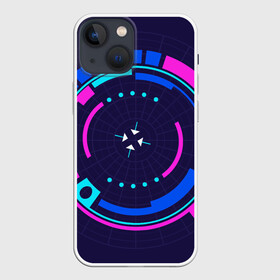 Чехол для iPhone 13 mini с принтом Розовый Синий Киберпанк в Петрозаводске,  |  | жанр | научный | фантастика | фантастический | цифровые технологии