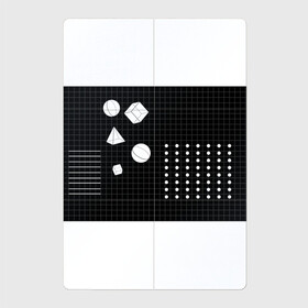 Магнитный плакат 2Х3 с принтом Черно-белые фигуры 3D в Петрозаводске, Полимерный материал с магнитным слоем | 6 деталей размером 9*9 см | геометрический | красочный | мода.3d | стиль | структура | текстура | ткань | узор | фон | цвет