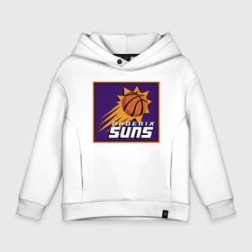 Детское худи Oversize хлопок с принтом Phoenix Suns в Петрозаводске, френч-терри — 70% хлопок, 30% полиэстер. Мягкий теплый начес внутри —100% хлопок | боковые карманы, эластичные манжеты и нижняя кромка, капюшон на магнитной кнопке | Тематика изображения на принте: basketball | mvp | nba | phoenix | sport | streetball | suns | аризона | баскетбол | игра | крис пол | мяч | нба | санс | спорт | стритбол | тренер | финикс | чемпион