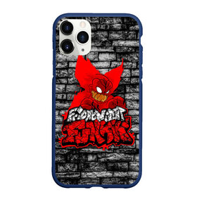 Чехол для iPhone 11 Pro Max матовый с принтом Friday Night Funkin TrickyWall в Петрозаводске, Силикон |  | black | brick | character | clown | demon | fire | fnf | friday night funkin | red | tricky | white | белый | буквы | демон | игра | картинка | кирпич | клоун | красный | логотип | микрофон | огонь | персонаж | рисовка | трещины | трики | фра