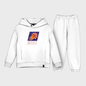 Детский костюм хлопок Oversize с принтом НБА   Финикс в Петрозаводске,  |  | basketball | mvp | nba | phoenix | sport | streetball | suns | аризона | баскетбол | игра | крис пол | мяч | нба | санс | спорт | стритбол | тренер | финикс | чемпион