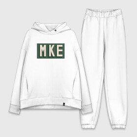 Женский костюм хлопок Oversize с принтом NBA   MKE в Петрозаводске,  |  | antetokounmpo | basketball | bucks | giannis | milwaukee | mvp | nba | sport | streetball | адетокумбо | бакс | баскетбол | игра | милуоки | мяч | нба | олень | спорт | стритбол | тренер | чемпион | янис