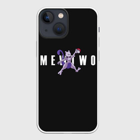 Чехол для iPhone 13 mini с принтом Mewtwo x nba в Петрозаводске,  |  | anime | mew two | nba | pokemon | poket monster | poketmon | аниме | анимэ | баскетбол | карманные монстры | мью ту | нба | покемон