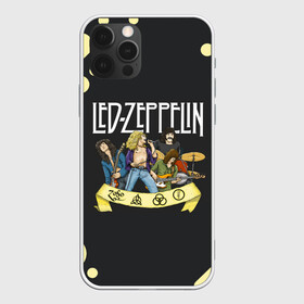 Чехол для iPhone 12 Pro Max с принтом LED ZEPPELIN | ЛЕД ЗЕППЕЛИН (Z) в Петрозаводске, Силикон |  | led zeppelin | rock | джимми пейдж | зепеллин | зеппелин | лед зеппелин | рок