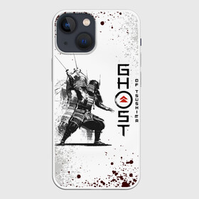 Чехол для iPhone 13 mini с принтом Ghost of Tsushim | Призрак Цусима (Z) в Петрозаводске,  |  | game | ghost of tsushim | jin sakai | ninja | samurai | the ghost of tsushim | буке | вакидзаси | воин | вояк | дайсё | дзин сакай | иайто | игра | катана | кодати | мононофу | мститель | мушя | ниндзя | нодати | одати | призрак цусимы | са