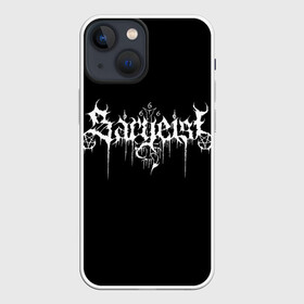 Чехол для iPhone 13 mini с принтом Sargeist в Петрозаводске,  |  | black metal | metal | rock | sargeist | группа | метал | рок | роцк