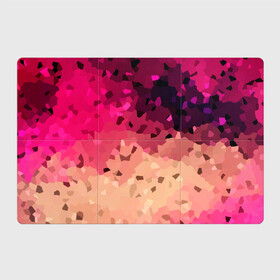 Магнитный плакат 3Х2 с принтом Бежево-малиновый абстрактный  в Петрозаводске, Полимерный материал с магнитным слоем | 6 деталей размером 9*9 см | абстрактный | бежевый | камуфляжный | летний | малиновый | модный | паттерн | современный | текстура | фуксия