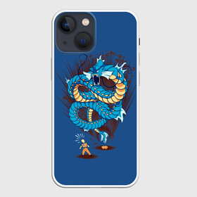Чехол для iPhone 13 mini с принтом Gyarados в Петрозаводске,  |  | anime | dragon ball | pokemon | poket monster | poketmon | аниме | анимэ | гирадос | драконий жемчуг | карманные монстры | покемон