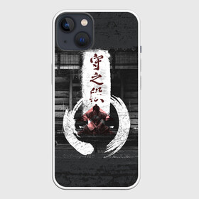 Чехол для iPhone 13 с принтом Самурай | Призрак Цусимы (Z) в Петрозаводске,  |  | game | ghost of tsushim | jin sakai | ninja | samurai | the ghost of tsushim | буке | вакидзаси | воин | вояк | дайсё | дзин сакай | иайто | игра | катана | кодати | мононофу | мститель | мушя | ниндзя | нодати | одати | призрак цусимы | са